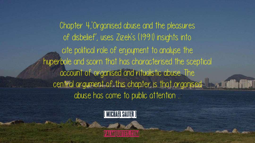 Chapter 4 Intro quotes by Michael Salter