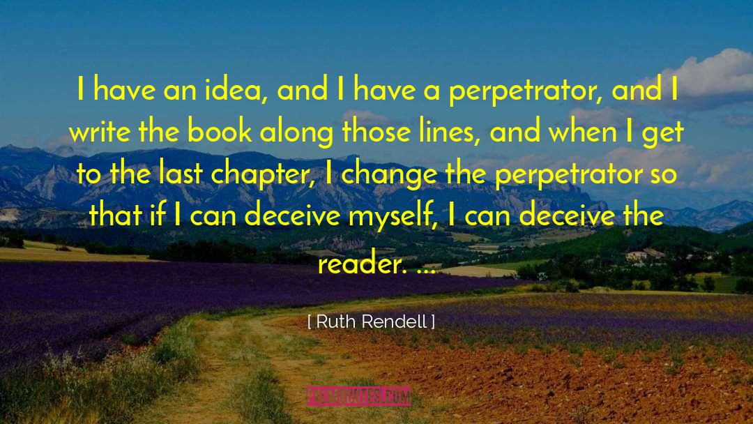 Chapter I quotes by Ruth Rendell