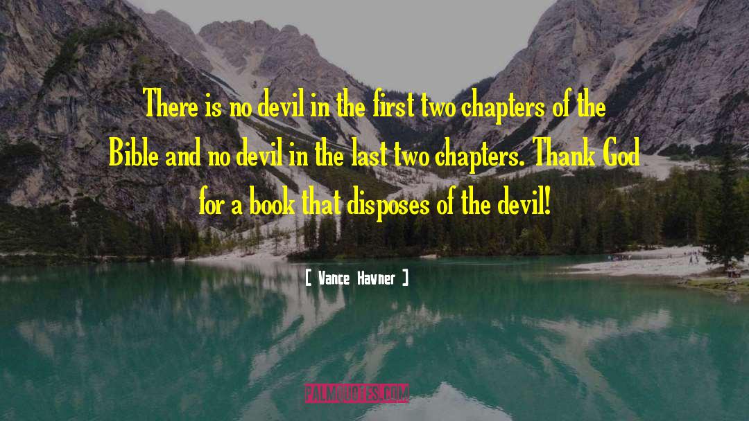 Chapters quotes by Vance Havner