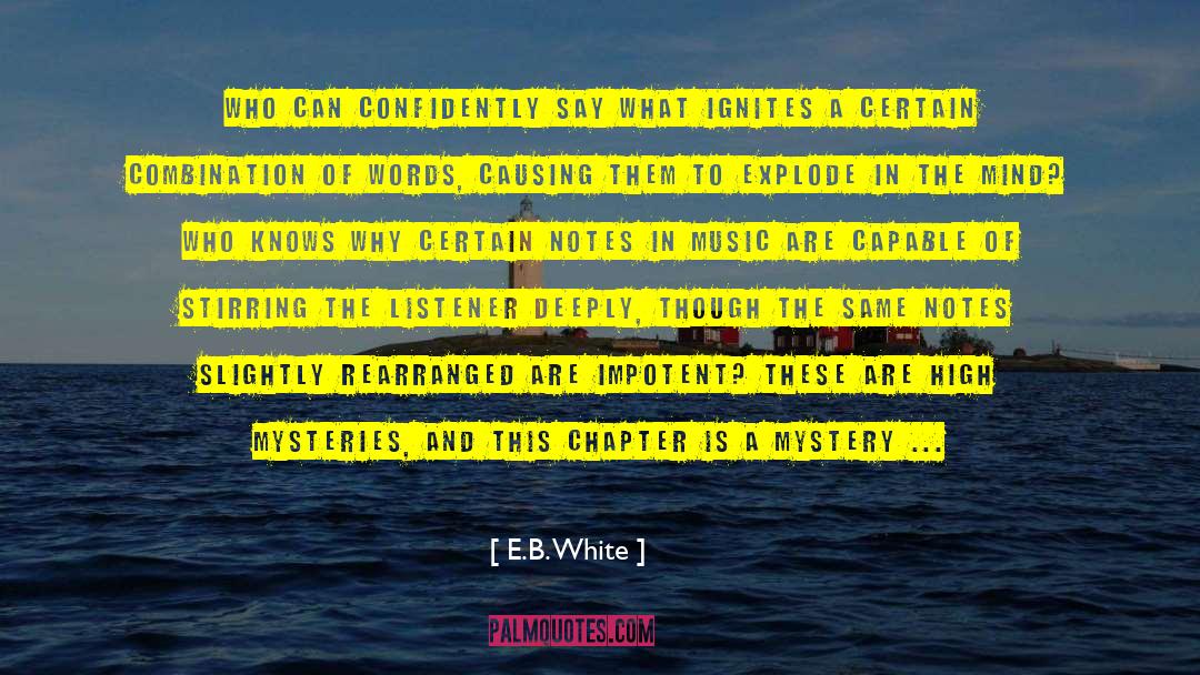 Chapters quotes by E.B. White