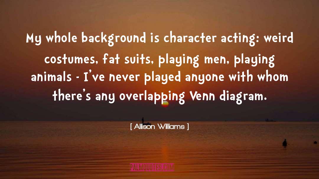 Character Acting quotes by Allison Williams