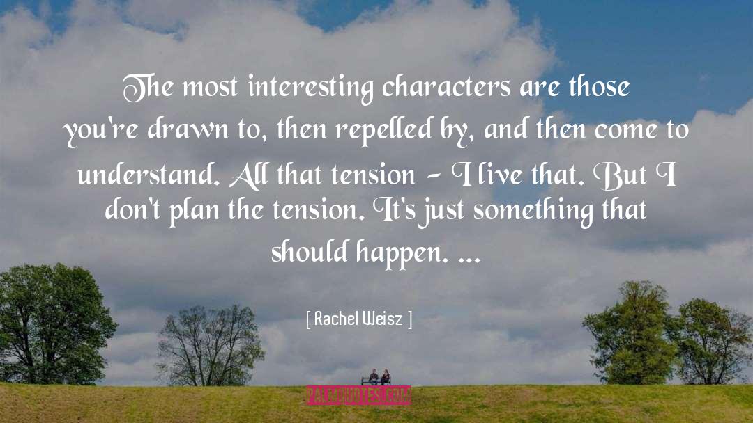 Character Analysis quotes by Rachel Weisz