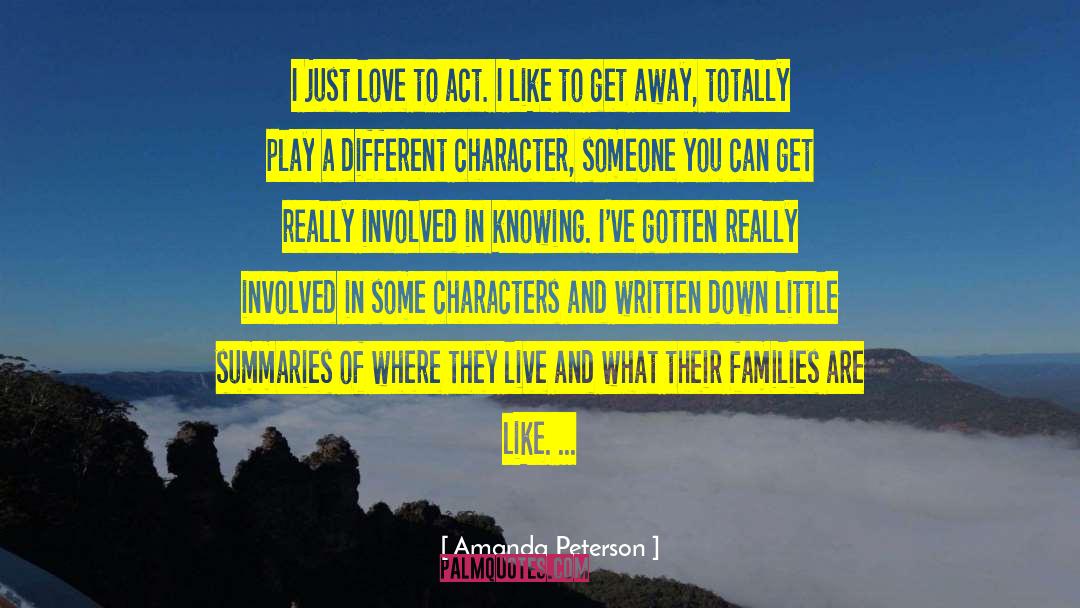 Character And Choices quotes by Amanda Peterson