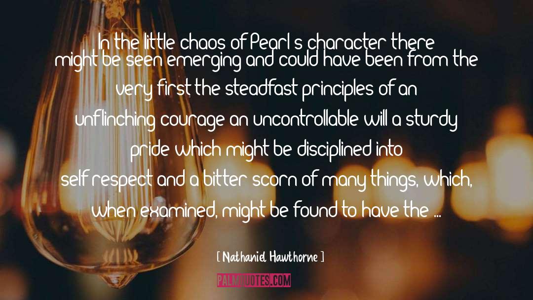 Character Courage quotes by Nathaniel Hawthorne