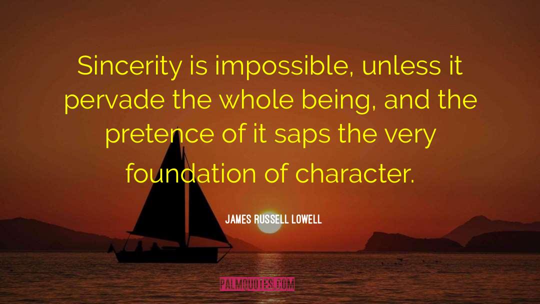 Character Depth quotes by James Russell Lowell