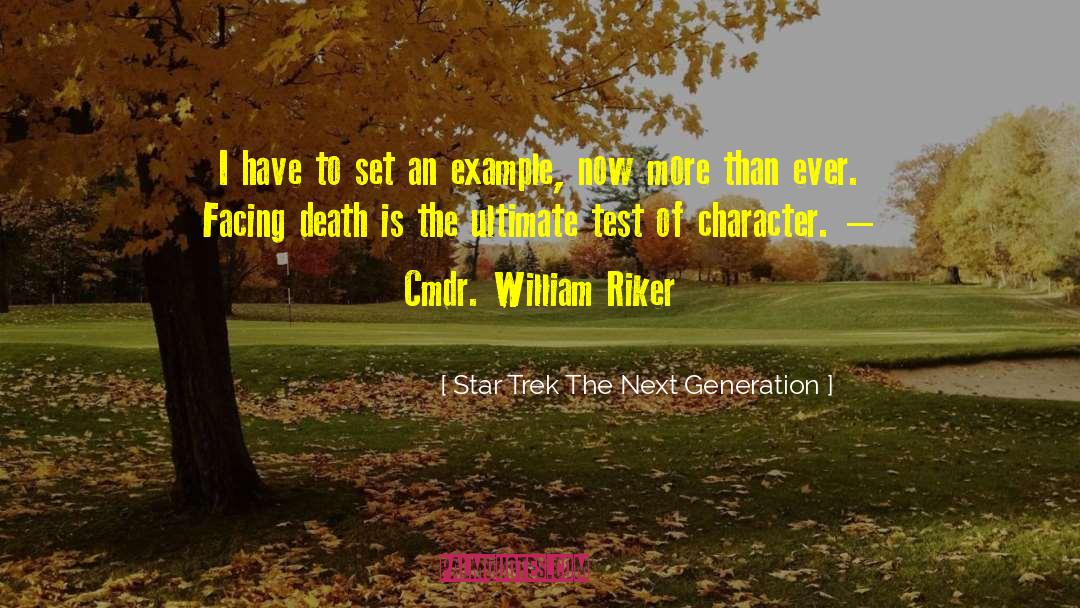 Character Description quotes by Star Trek The Next Generation