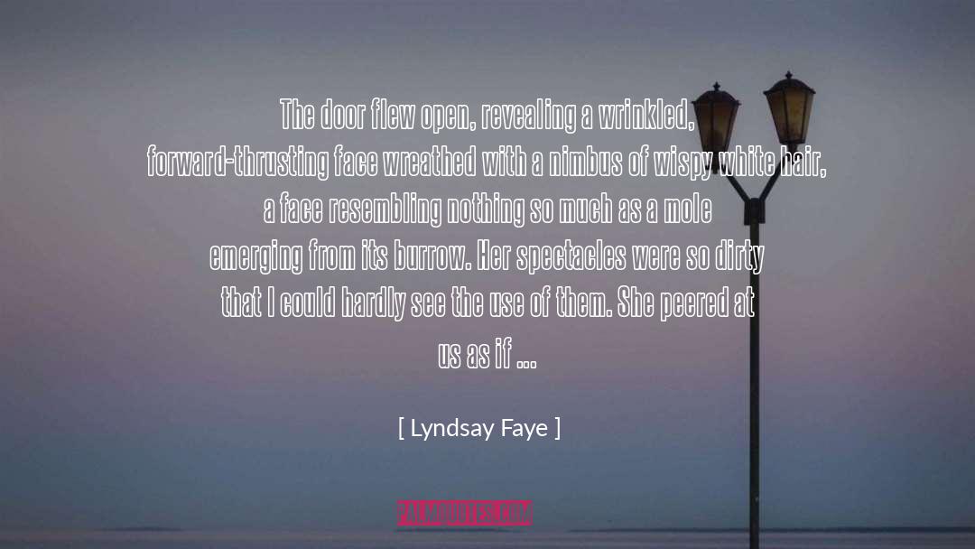 Character Description quotes by Lyndsay Faye