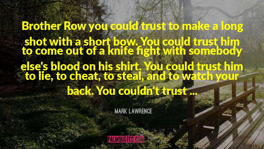 Character Description quotes by Mark Lawrence