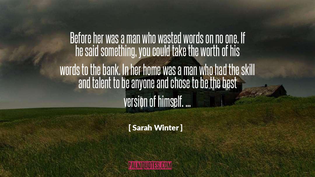 Character Development quotes by Sarah Winter