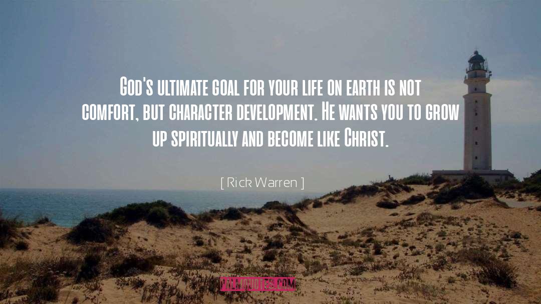 Character Development quotes by Rick Warren