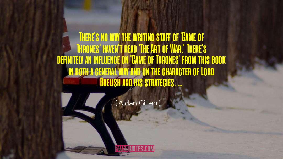 Character Introduction quotes by Aidan Gillen