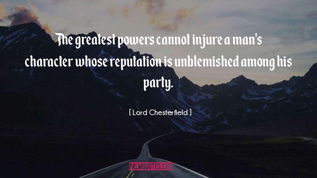 Character Lanya quotes by Lord Chesterfield