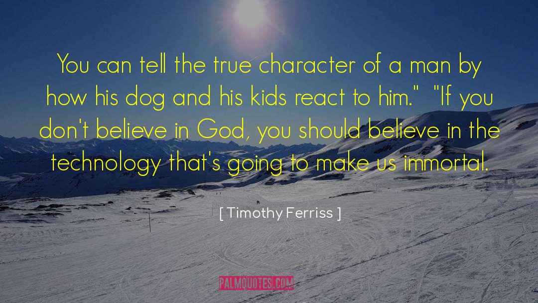 Character Of A Man quotes by Timothy Ferriss