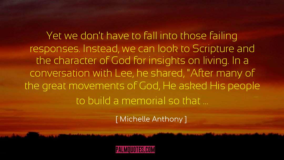 Character Of God quotes by Michelle Anthony