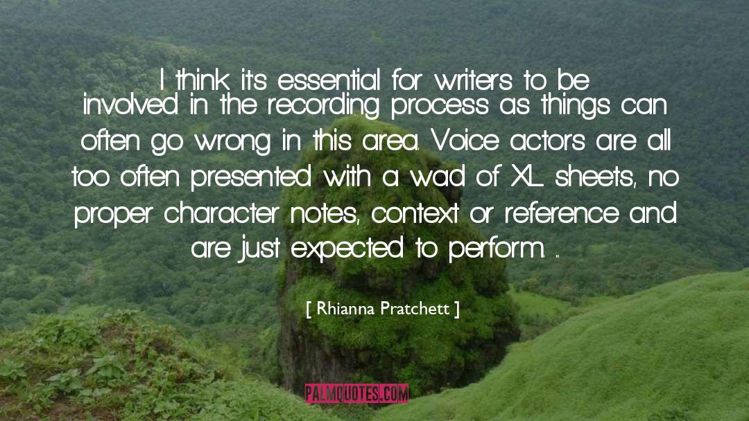 Character Profile quotes by Rhianna Pratchett