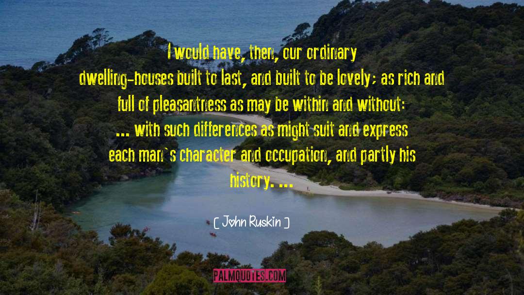 Character Profile quotes by John Ruskin