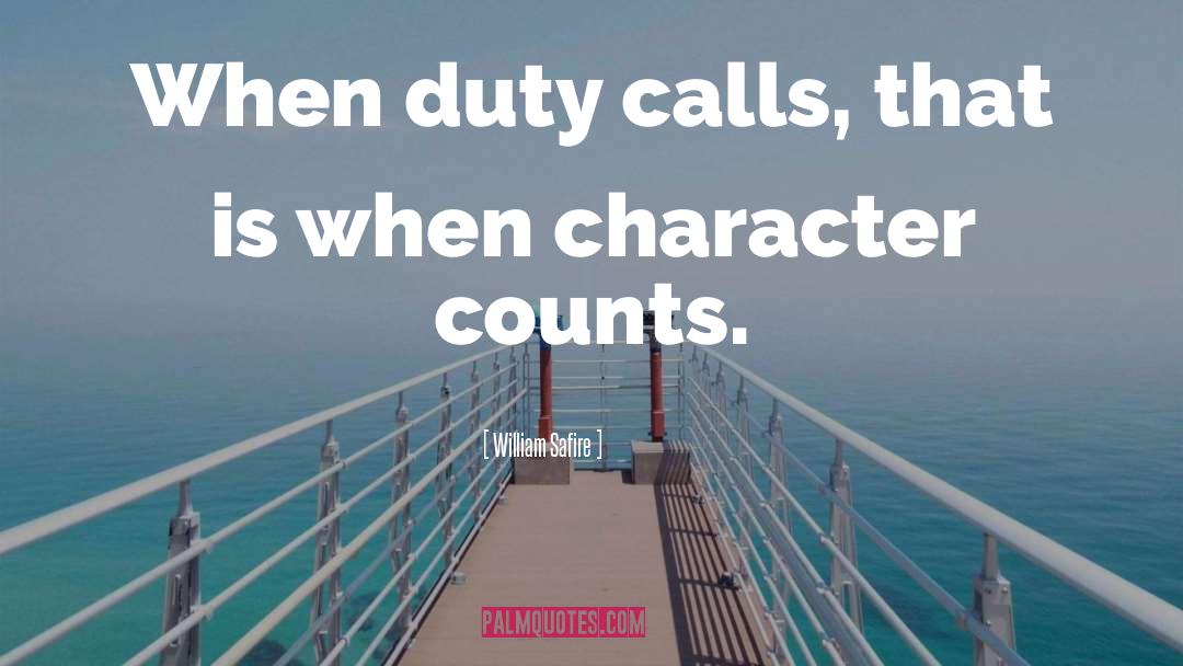 Character quotes by William Safire