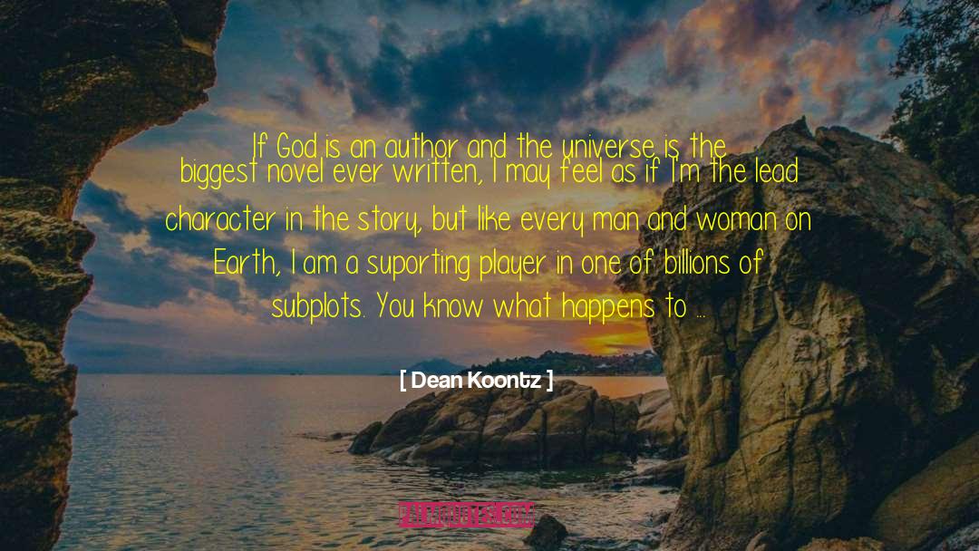 Character Reading quotes by Dean Koontz