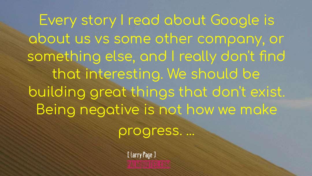 Character Vs Story quotes by Larry Page