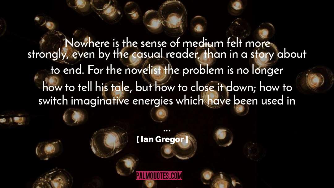 Characterises quotes by Ian Gregor