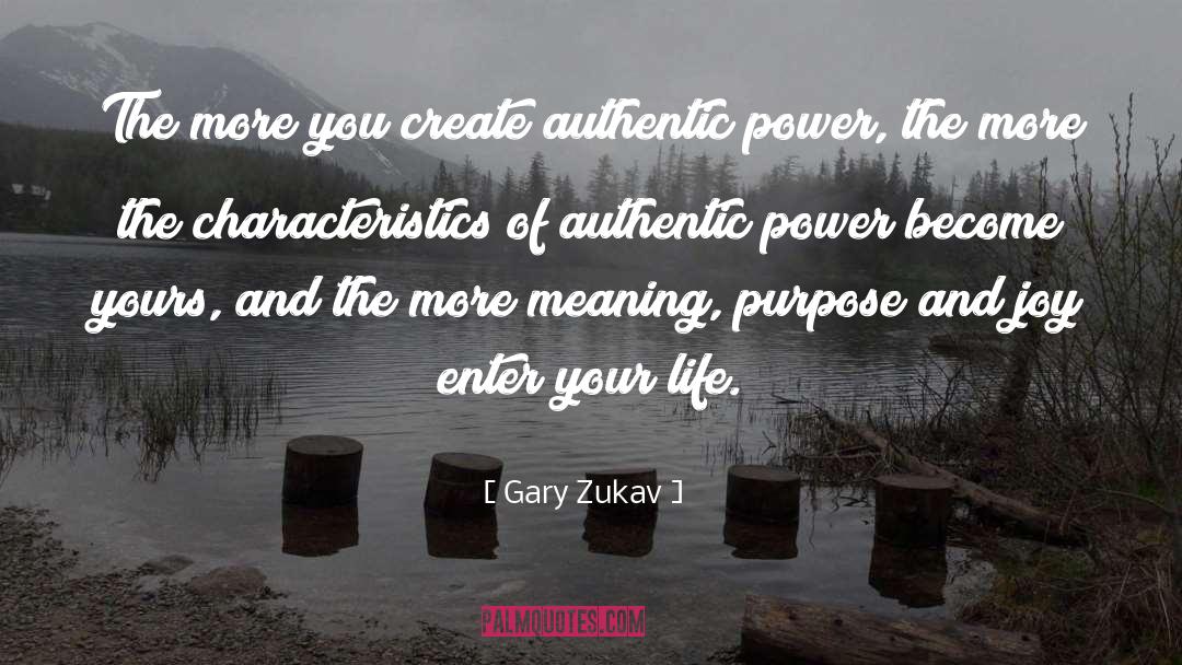 Characteristics quotes by Gary Zukav