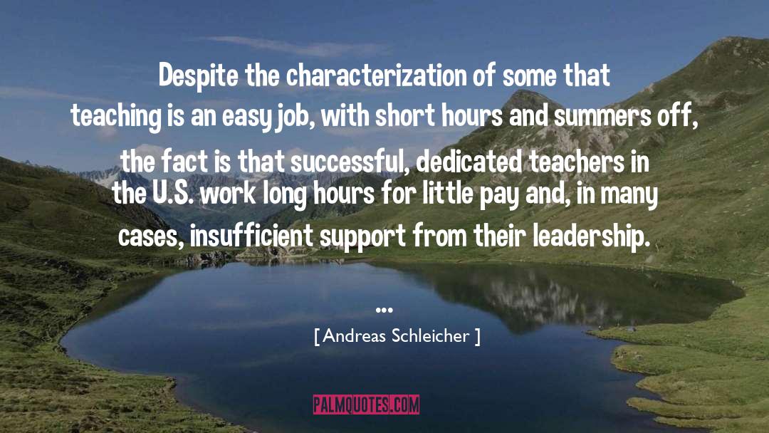 Characterization quotes by Andreas Schleicher