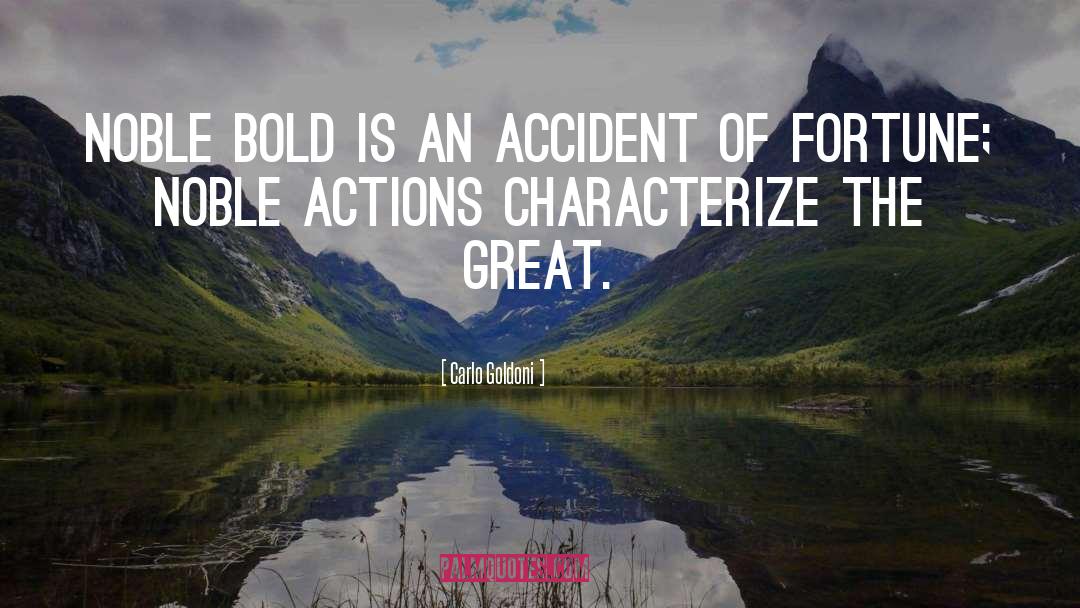 Characterize quotes by Carlo Goldoni