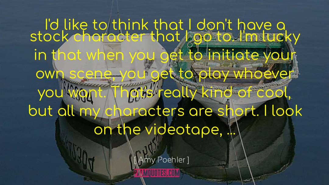 Characters Etc quotes by Amy Poehler