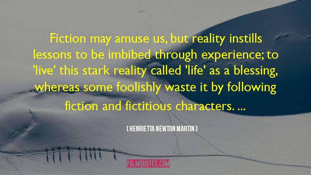 Characters Etc quotes by Henrietta Newton Martin