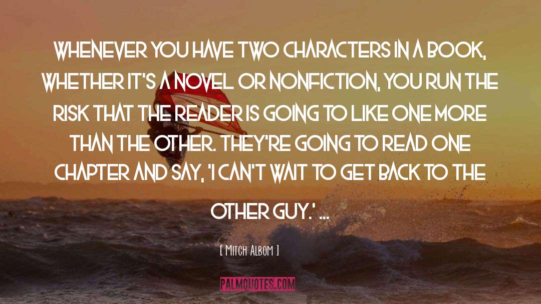 Characters quotes by Mitch Albom