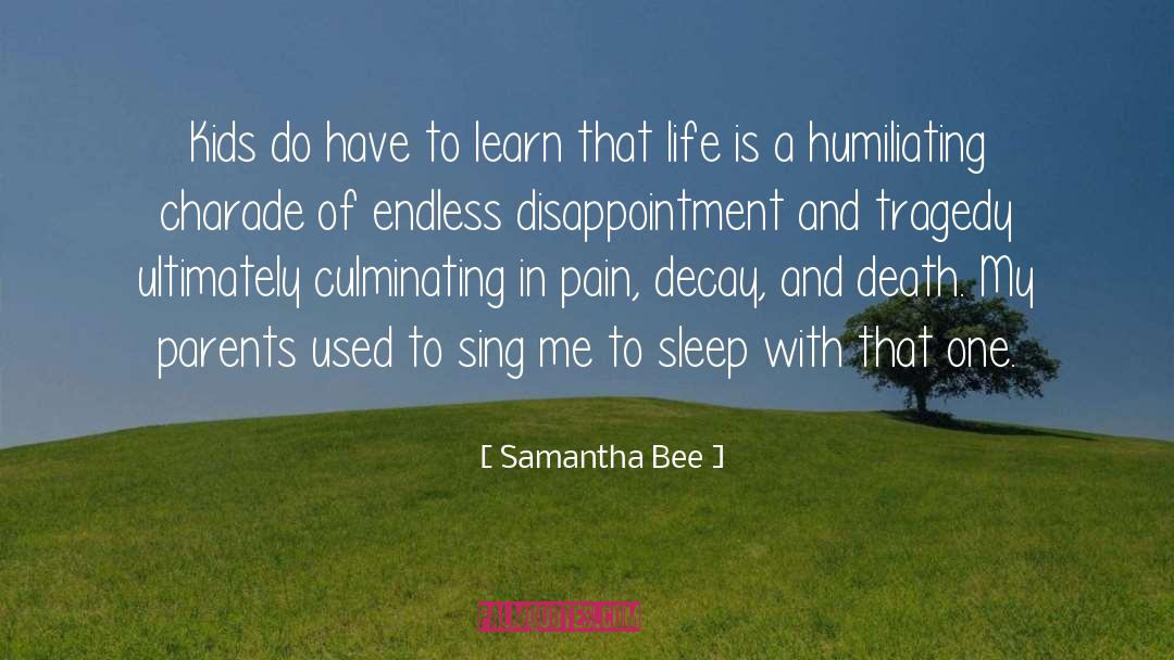 Charade quotes by Samantha Bee