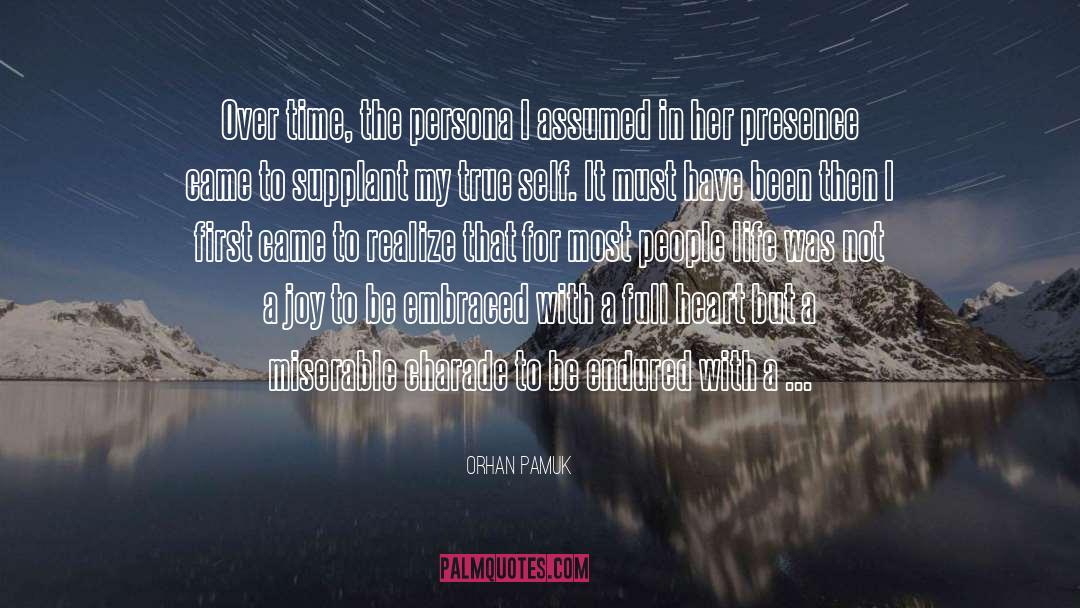 Charade quotes by Orhan Pamuk