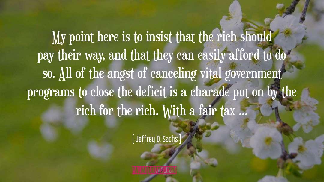 Charade quotes by Jeffrey D. Sachs