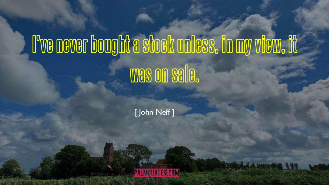 Charcoals On Sale quotes by John Neff