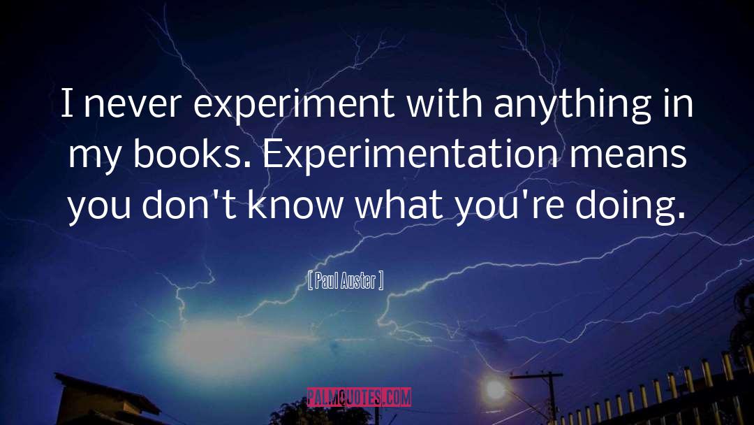 Chargaffs Experiment quotes by Paul Auster