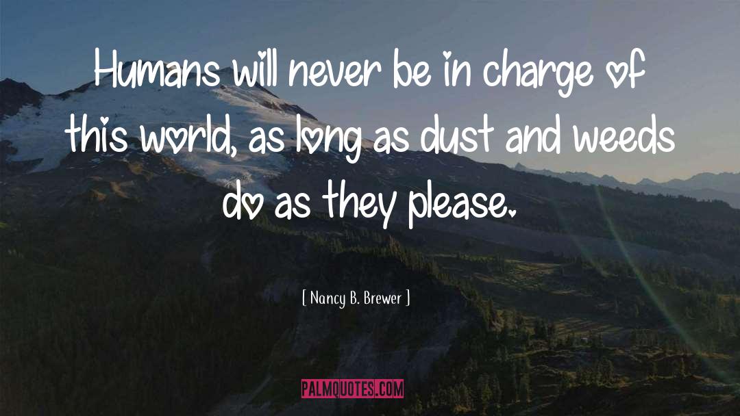 Charge Karma quotes by Nancy B. Brewer