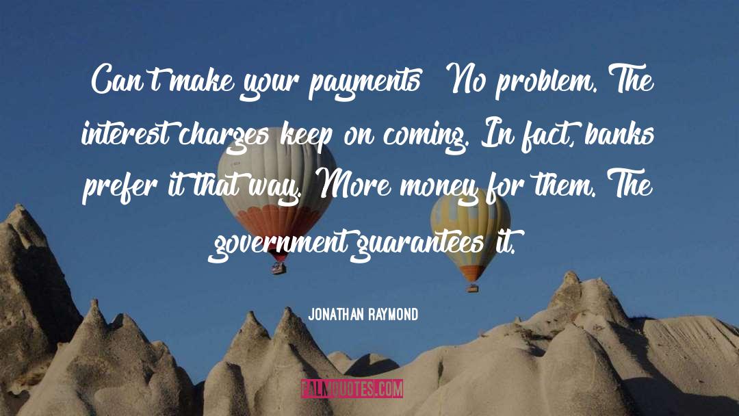 Charges quotes by Jonathan Raymond