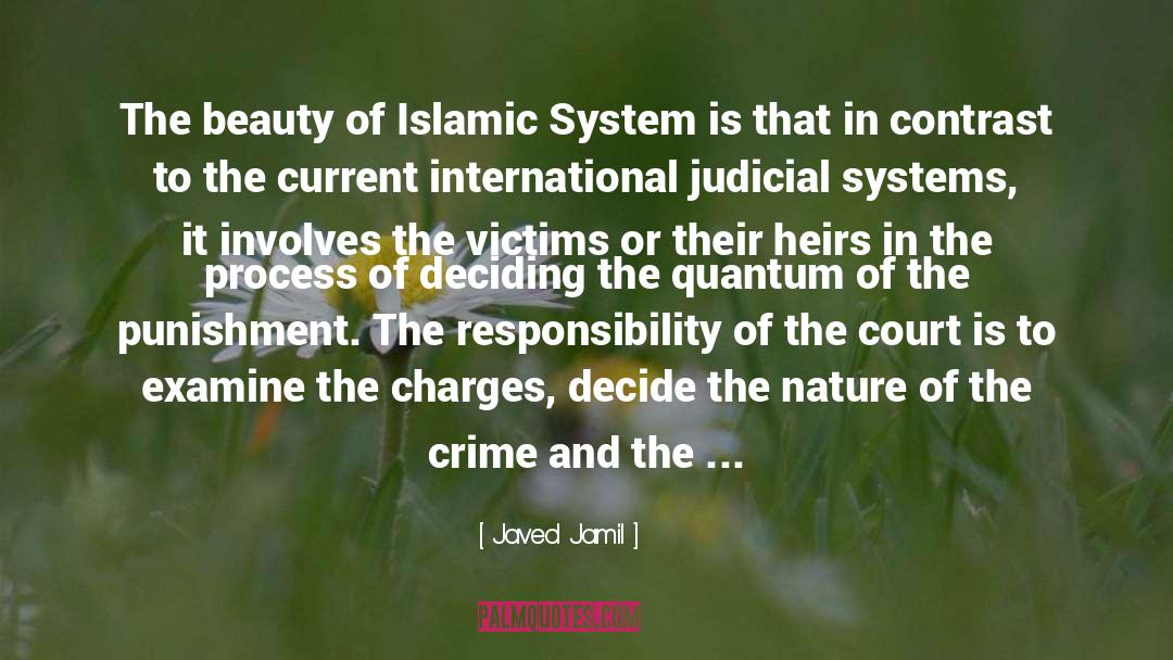Charges quotes by Javed Jamil