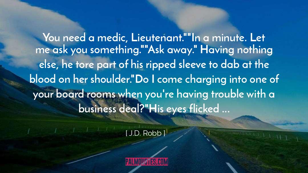 Charging quotes by J.D. Robb