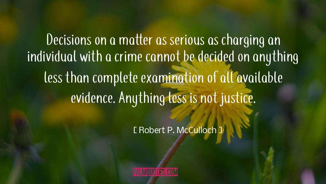 Charging quotes by Robert P. McCulloch