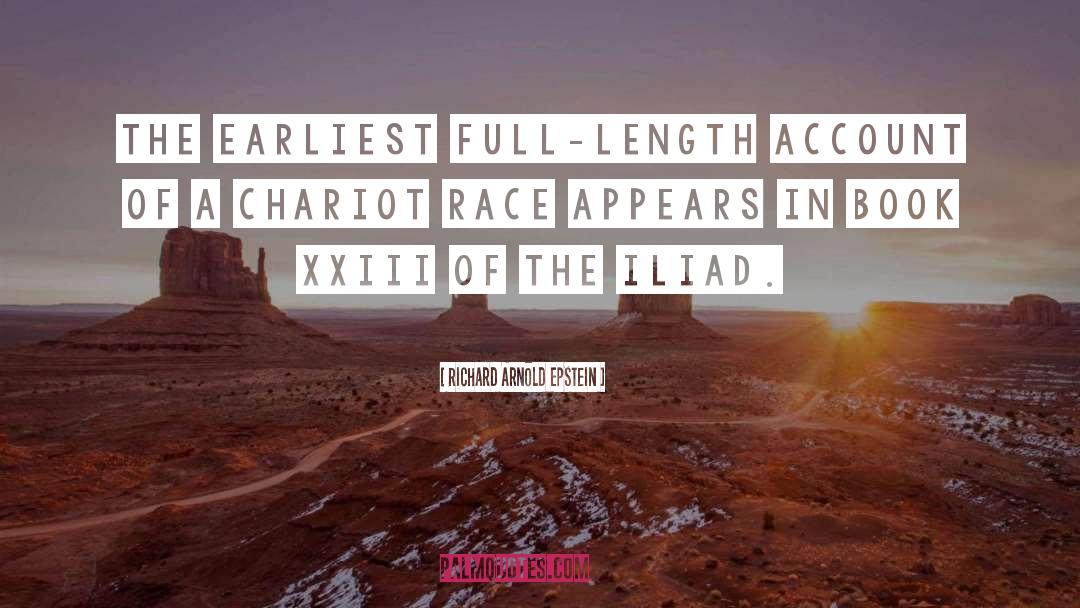 Chariot quotes by Richard Arnold Epstein