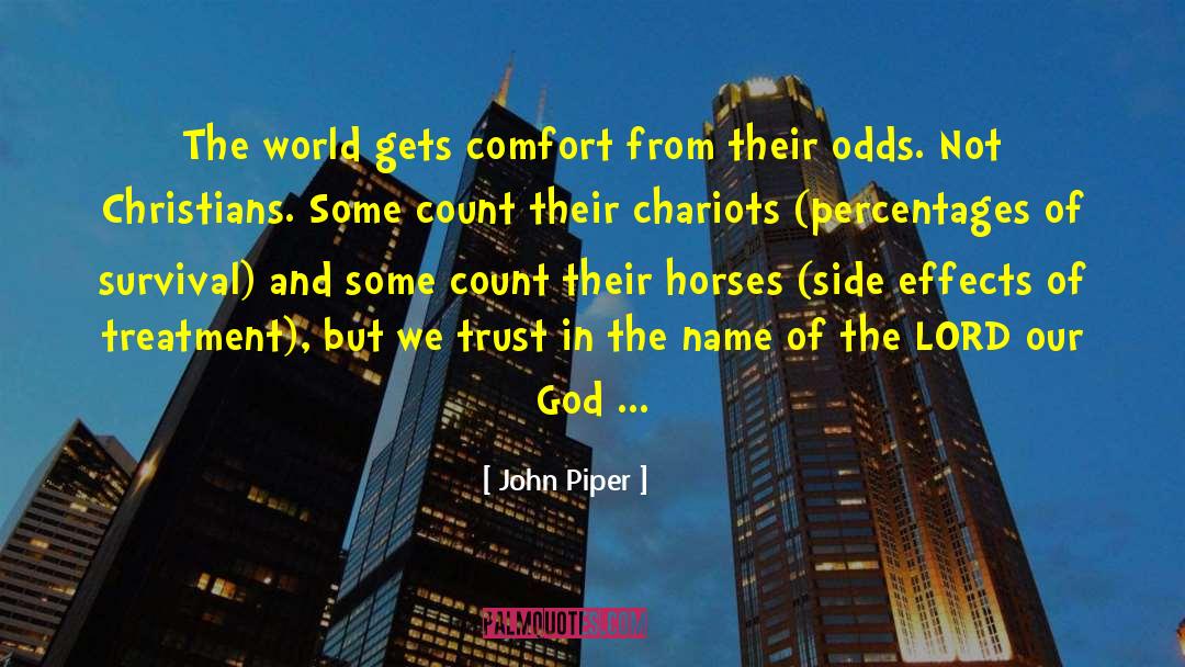 Chariots quotes by John Piper