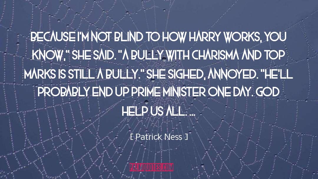 Charisma quotes by Patrick Ness