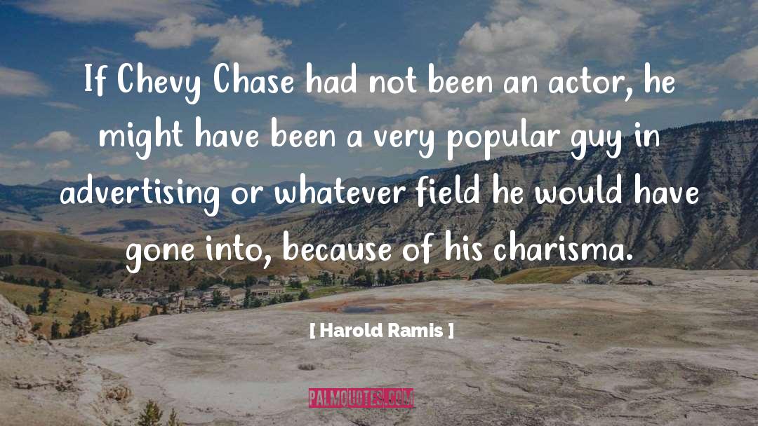 Charisma quotes by Harold Ramis