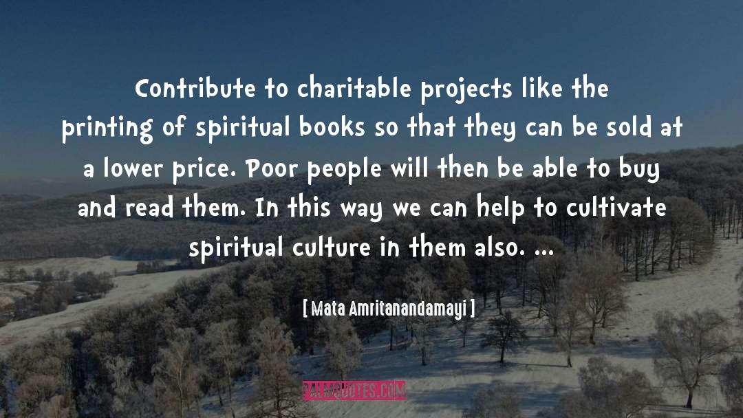 Charitable Foundations quotes by Mata Amritanandamayi