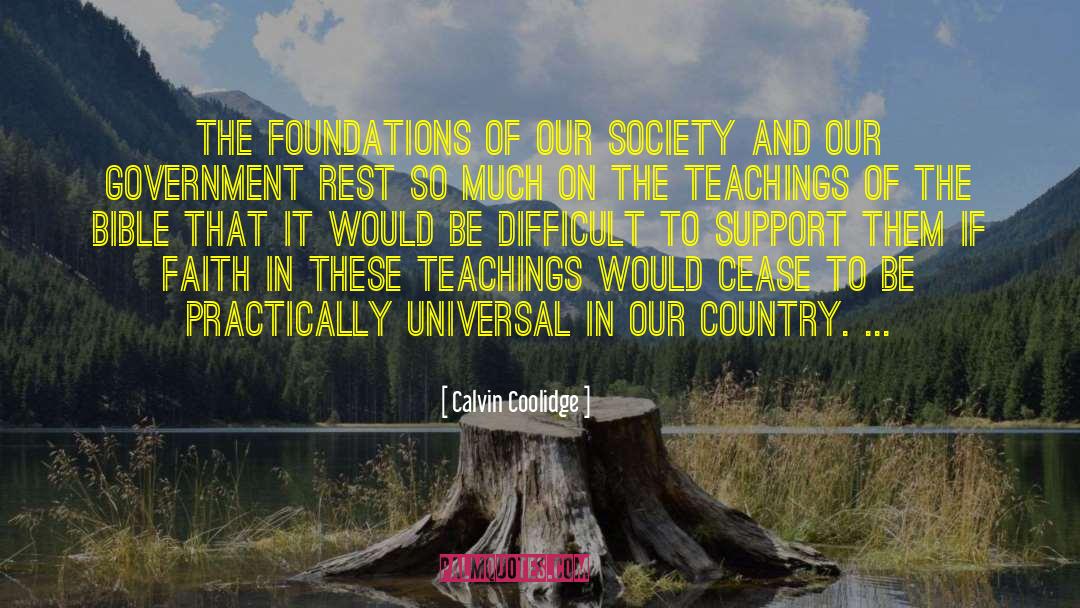 Charitable Foundations quotes by Calvin Coolidge