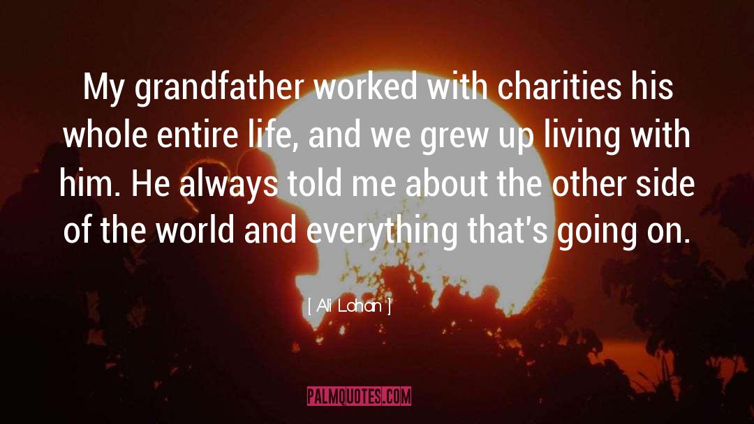 Charities quotes by Ali Lohan