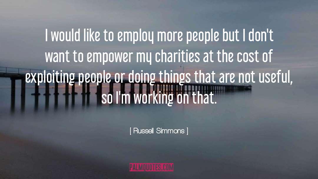 Charities quotes by Russell Simmons