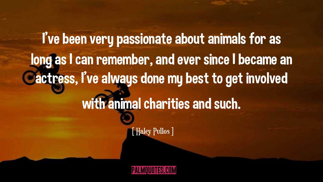 Charities quotes by Haley Pullos