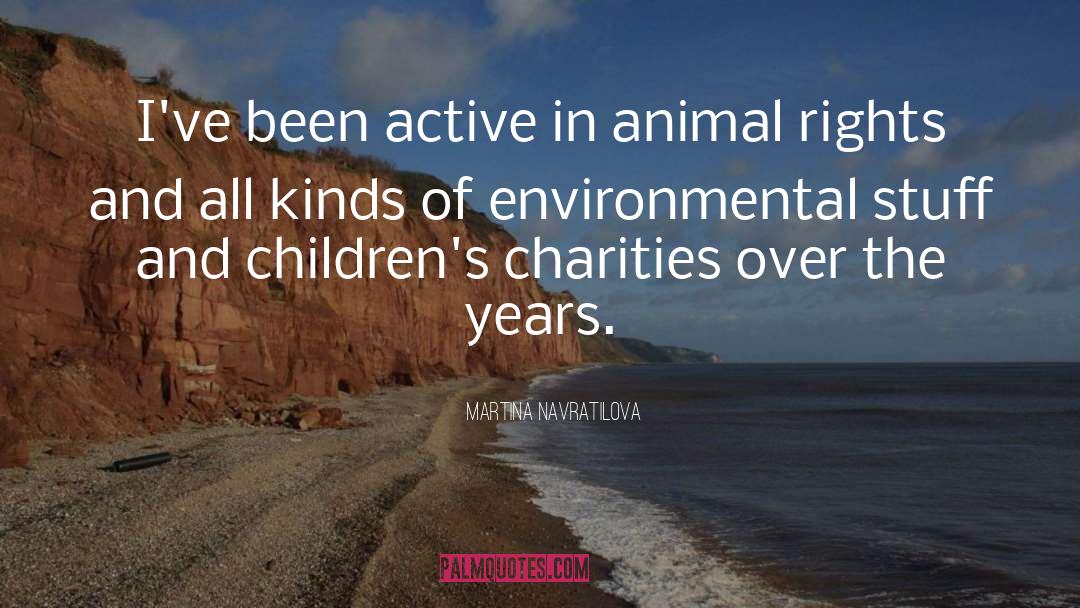Charities quotes by Martina Navratilova